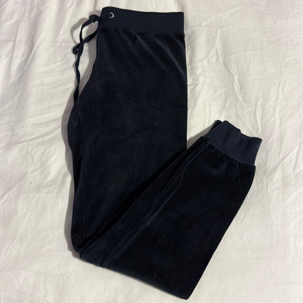 Juicy couture navy velour joggers size xs